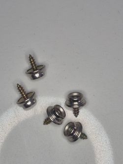 5 New 3/8 in Screw-In Snap Fastener Studs Marine Canvas Upholstery