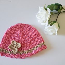 beautiful Baby Hat, Baby Girl. 6-12 Month