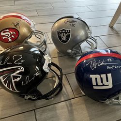 NFL FS Autographed Helmets With COA