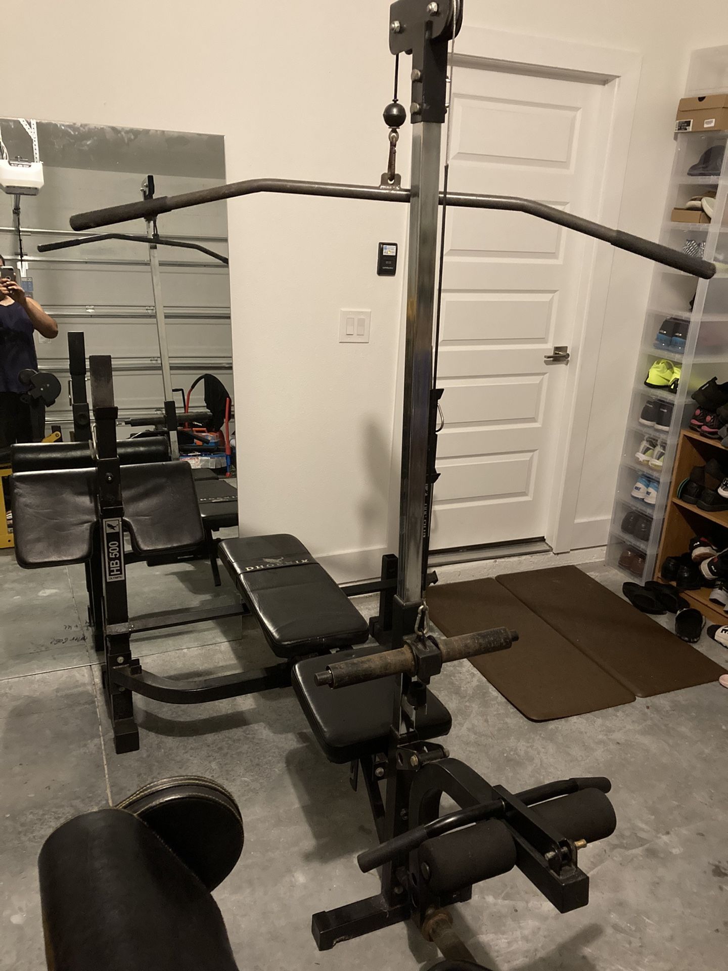 Weight Bench With attachments