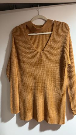 Yellow Knit Top