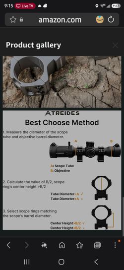 Atreides optical bridge mount 1.5 "