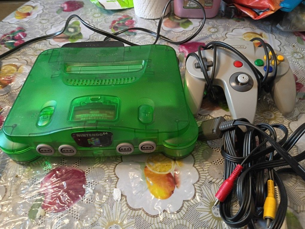 Green Nintendo 64