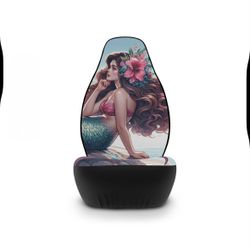 Under the Sea Mermaid Car Seat Covers - Vibrant Ocean Vibes for Coastal Lovers