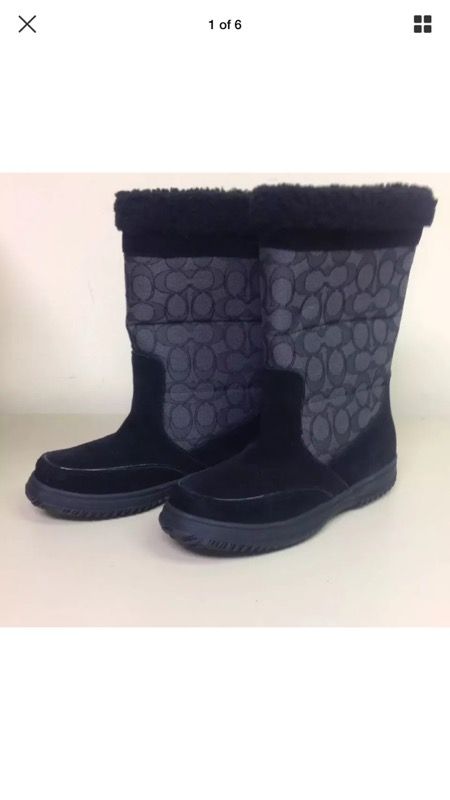 Coach boots size 6 women's new