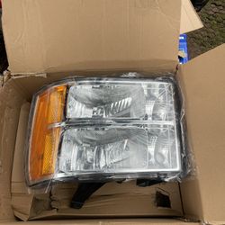 Headlights Assembly For Sierra 2007-2014