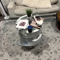 Round Glass Table