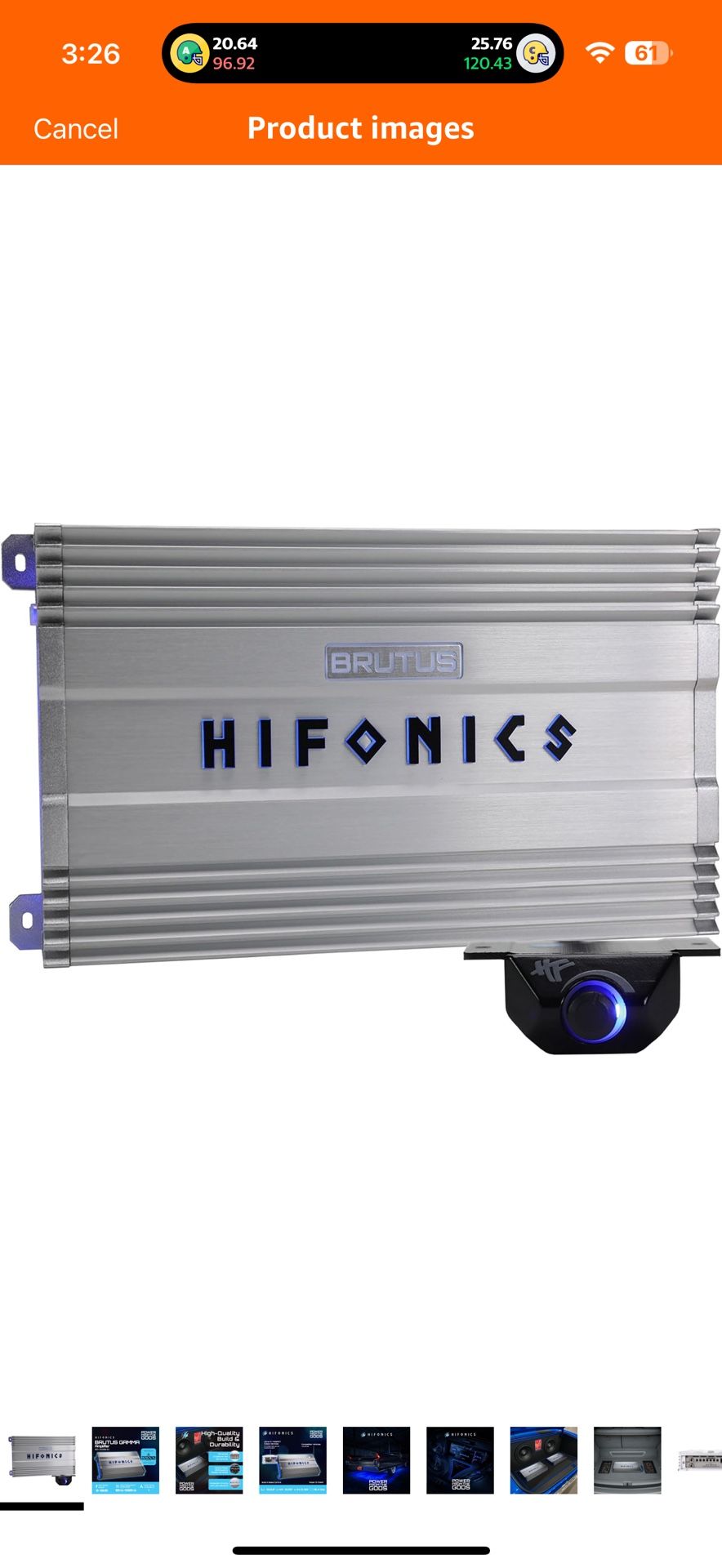 Hifonics Brutus 2200 Watt Amp