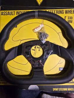 Assault Industries steering wheel