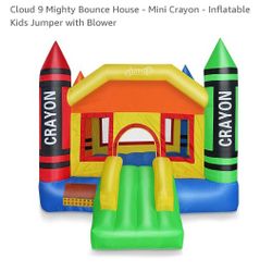 2 Cloud 9 Mighty-Mini Crayon Bounce Houses