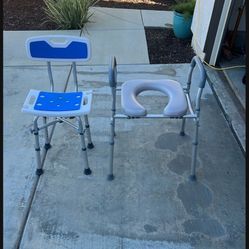 Handicap, Shower Chair And Toilet Chair
