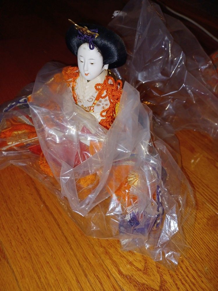 Antique Hina Dolls Set