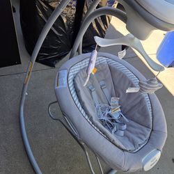Baby swing and bouncer