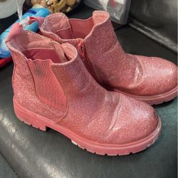 Pink Girls Boots 