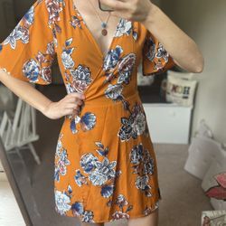 medium size boho wrap dress