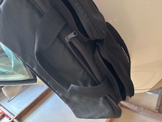 Black Nylon Laptop Bag / Briefcase