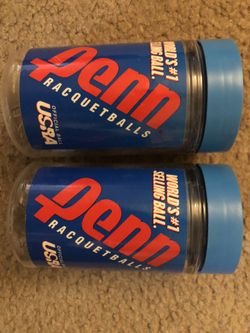 Racquetballs Set of Two Containers