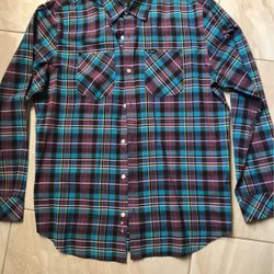 Hurley Mens, Large Button Down Shirt