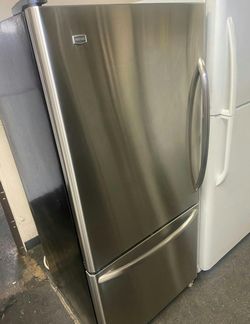 Maytag Stainless Steel Bottom Freezer Fridge