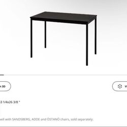 IKEA SANDSBERG BLACK TABLE 