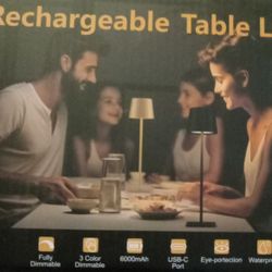 Rechargeable Table Lamps