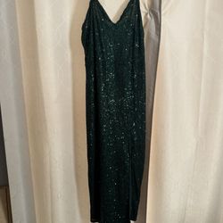 Brand New Green Sequin Dress With Tags 1XL