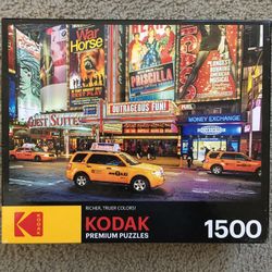 Jigsaw Puzzle BRIGHT LIGHTS BIG CITY NYC Kodak Cra-z-art NO MISSING PIECES 