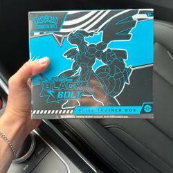 New sealed Pokemon Black Bolt ETB