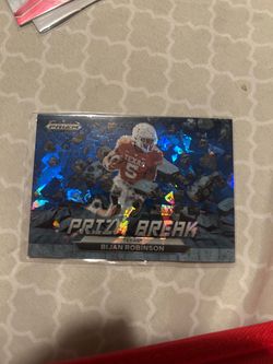 2023 Prizm Break Bijan Robinson RC /99