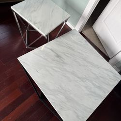 Marble Coffee And End Table