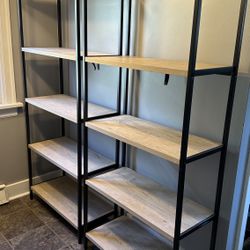 (2) Bookshelves 72”