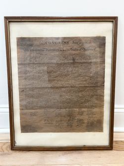 In Congress July 4 1776 - Unanimous Declaration