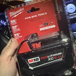 Milwaukee M18 Red Lithium XC 5.0 Battery