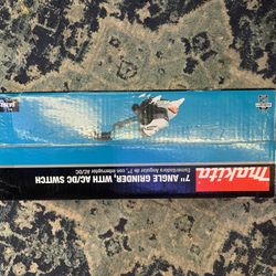 15 Amp 7 in. Corded Angle Grinder with Grinding wheel, Side handle