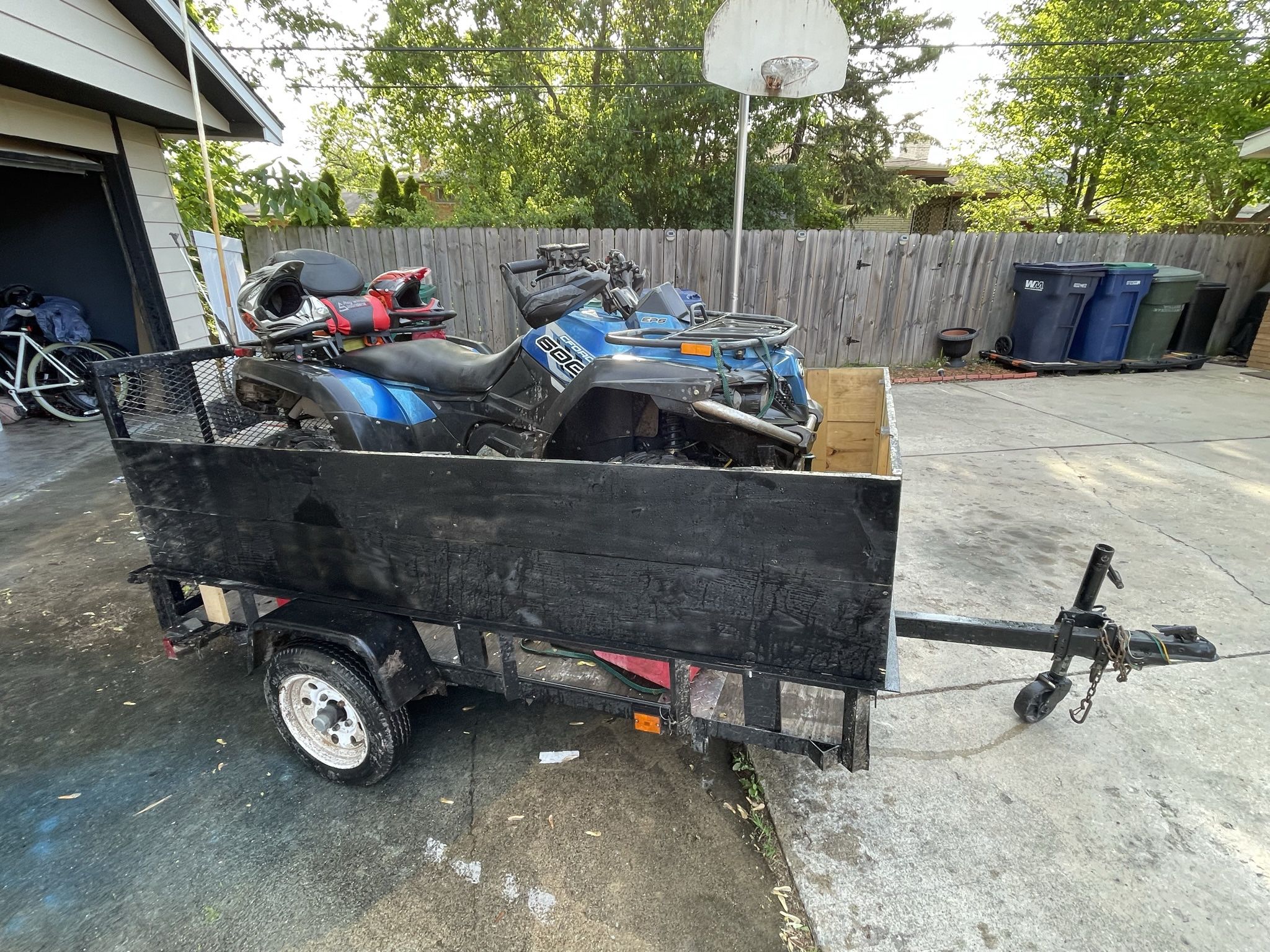CF MOTTO 600 Blue2019  And Trailer 5x7