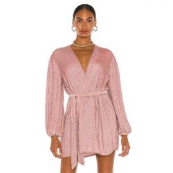 Bronx and Banco X revolve dusty rose dress