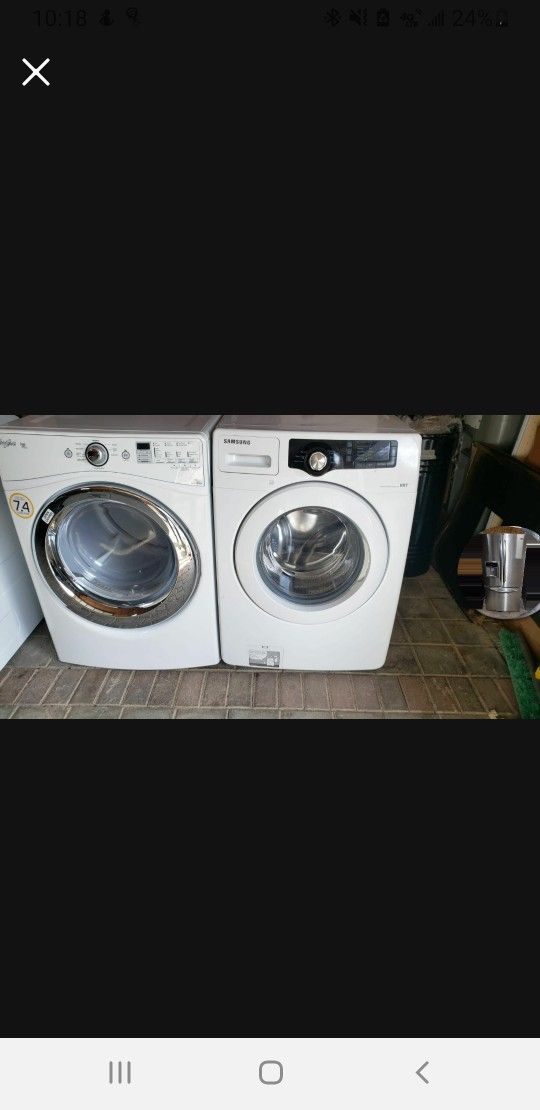 WASHER AND DRYER