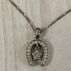 Cadena stainlend dije herradura Piedras Joyería ANTIGUA