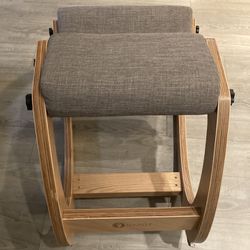 Ergonomic Kneeling Chair - Rocking Office Chair Adjustable Stool - Knee Chair Posture Chair - Wooden Desk Chair, Ergonomic Chair for Home Office, Offi