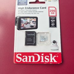 Sandisk High Endurance MicroSDXC Card 256GB