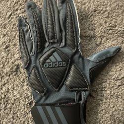 Blue & Black Football Gloves