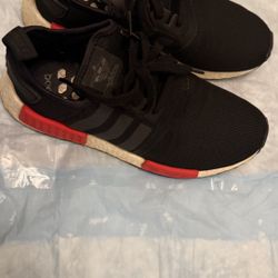  Adidas NMD Boost Black/Red – Men’s Size 9 – 70% Condition