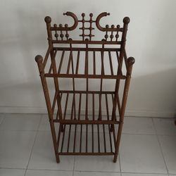 Victorian Decorative Stand Oak