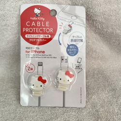 Hello Kitty iPhone Cable Protector New