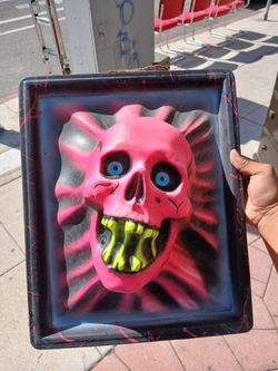 VINTAGE 1994 R. MARINO METAPHSYQUE 3D WALL SCULPTURE _ ZOMBIE