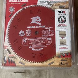 DIABLO 10in. x 90-Tooth Ultimate Polished Finish Saw Blade for https://offerup.co/faYXKzQFnY?$deeplink_path=/redirect/ 