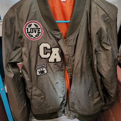 Womens Jacket Size 1xl Cali Love Bomber Style New