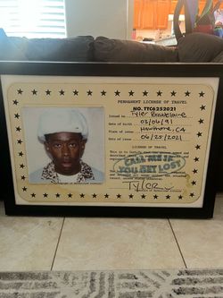 Tyler the creator “call me if you get lost” Printed Frame
