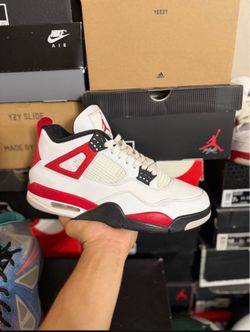 Jordan Red Cement 4s size 11 USED But Clean