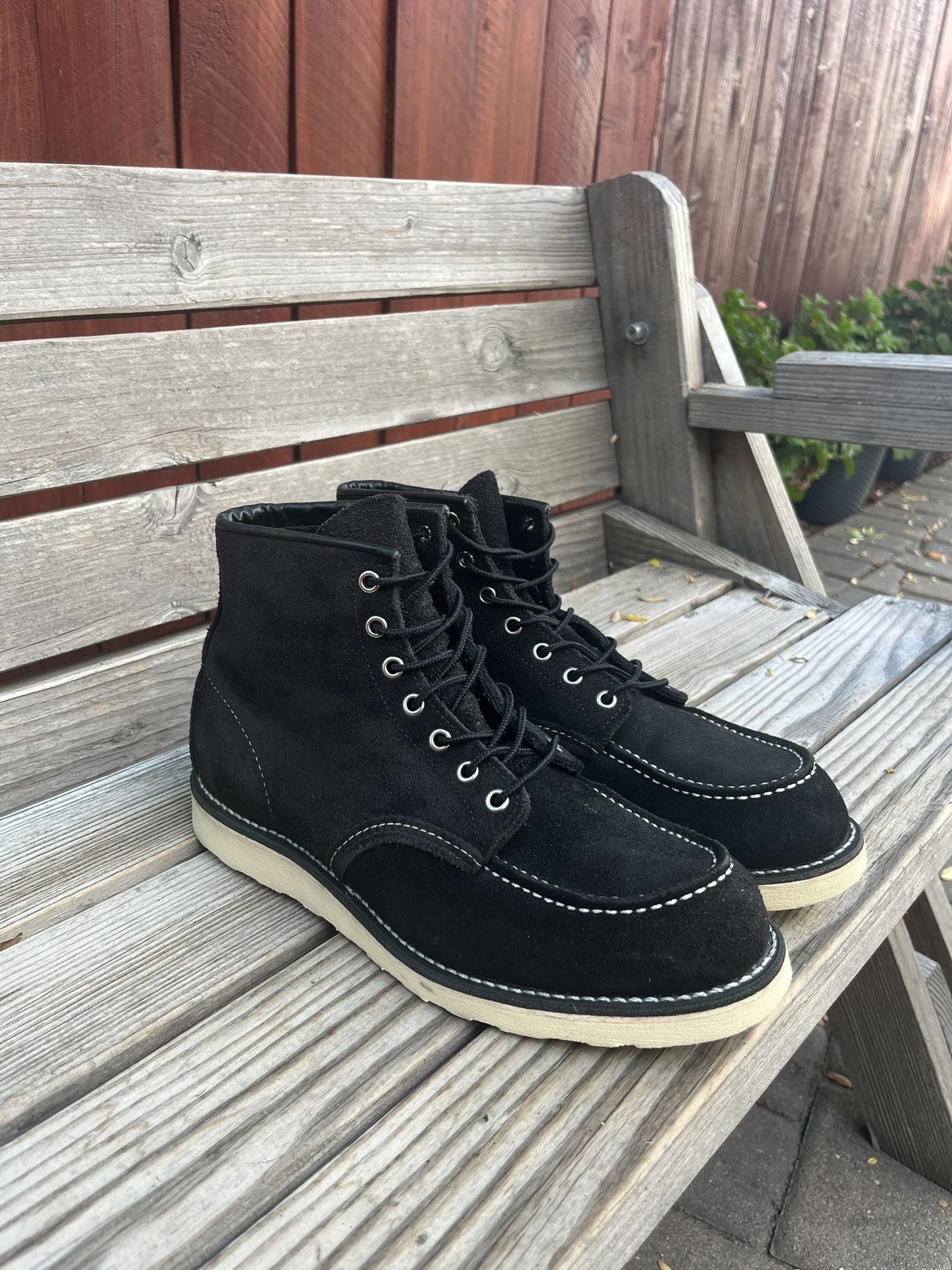 RED WING 8874 ブラック アビリーン ラフアウト US8.5E 美品 Red Wing 8874 BLACK ABILENE ROUGHOUT SIZE 10D
